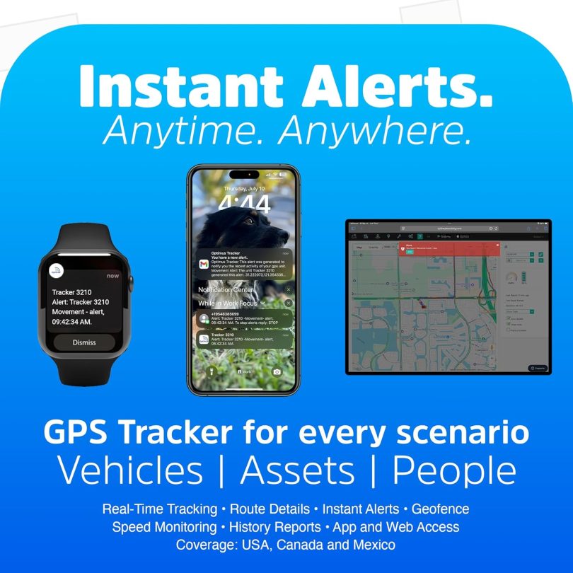 Optimus 3.0 GPS Tracker - Over 1 Month Battery - with Heavy Duty Waterproof Case and Powerful Magnets for Vehicles and Assets - Image 6